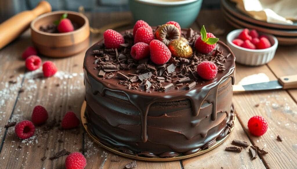 chocolate cake decoration