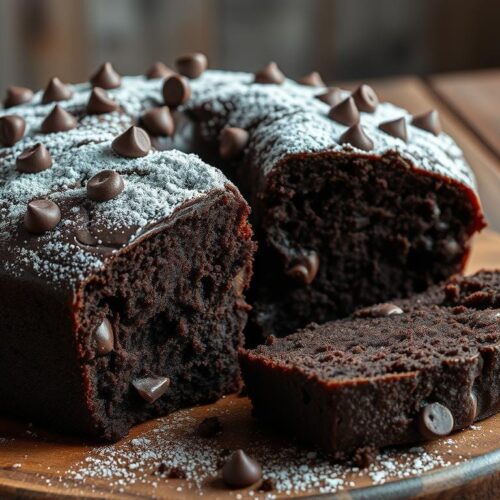 chocolate chocolate chip pound cake