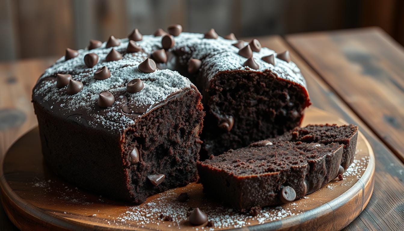 chocolate chocolate chip pound cake