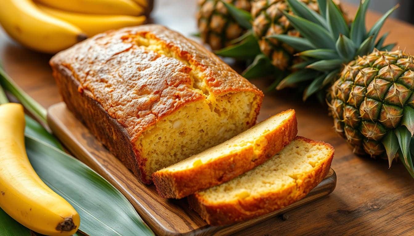 hawaiian pineapple banana bread