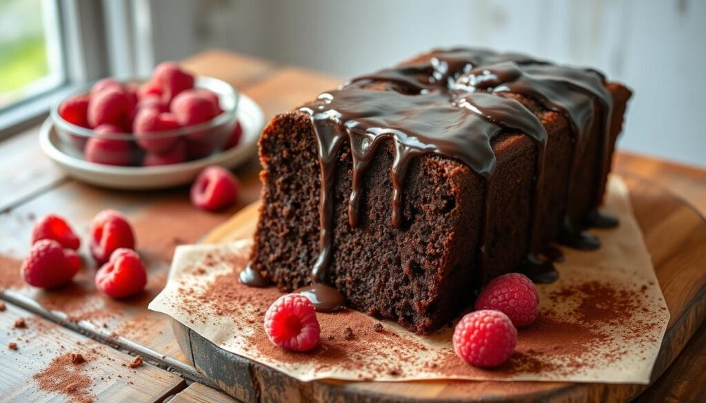 moist chocolate pound cake