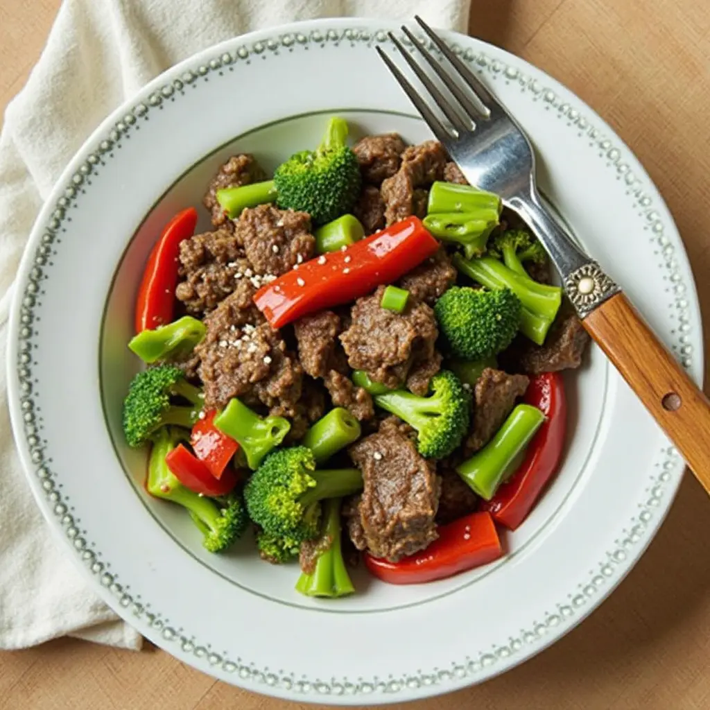 Lightened-up beef and Broccoli Stir-Fry