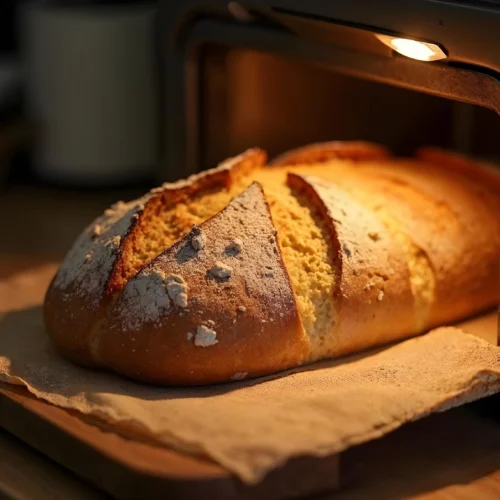 Freshly baked bread recipe for bread machine