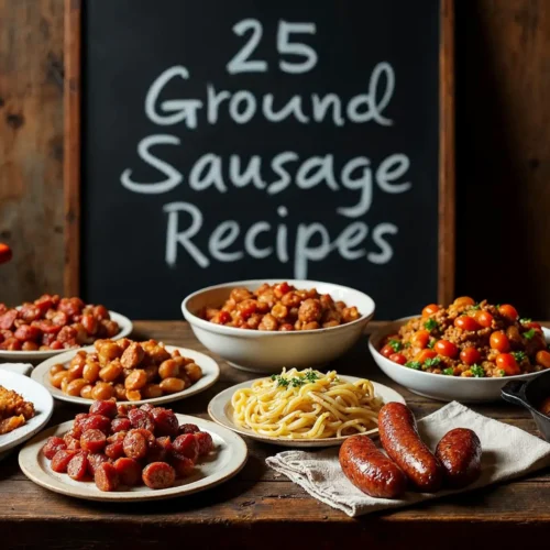 what meals can be made from ground sausage