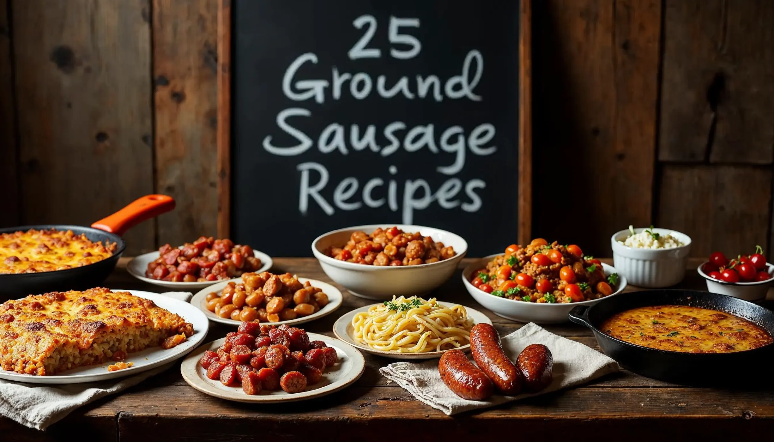 what meals can be made from ground sausage