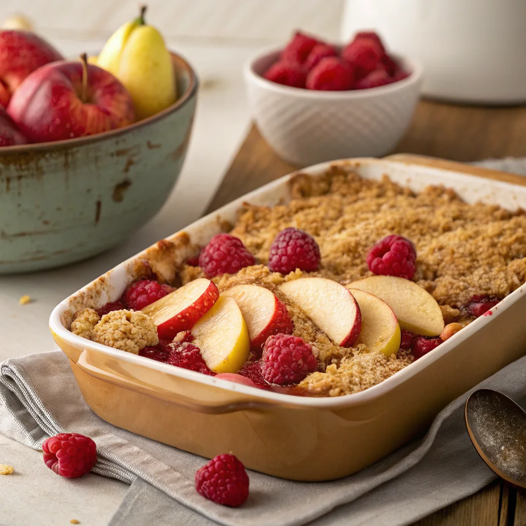 Apple Raspberry Crisp