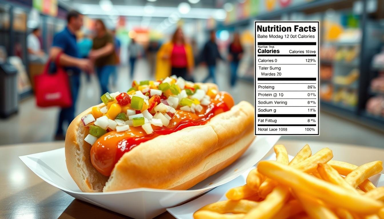 costco hot dog nutrition