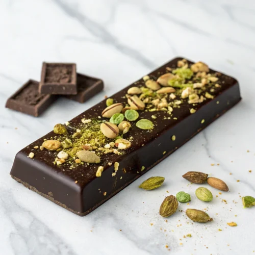 Dubai chocolate bar recipe with pistachios