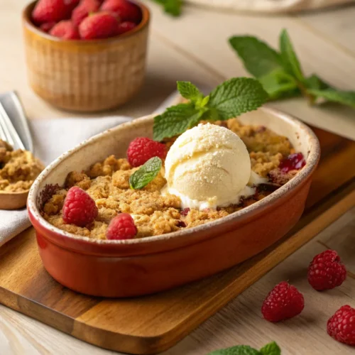 apple raspberry crisp