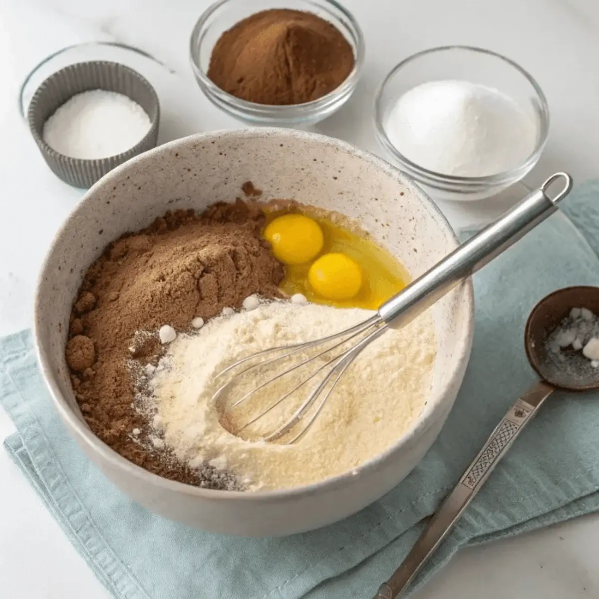 eggs and the oil or melted butter