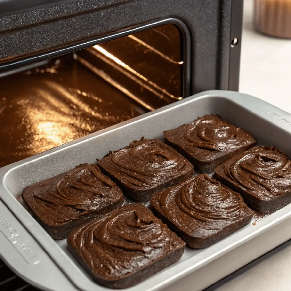 Baking the Hershey Brownie