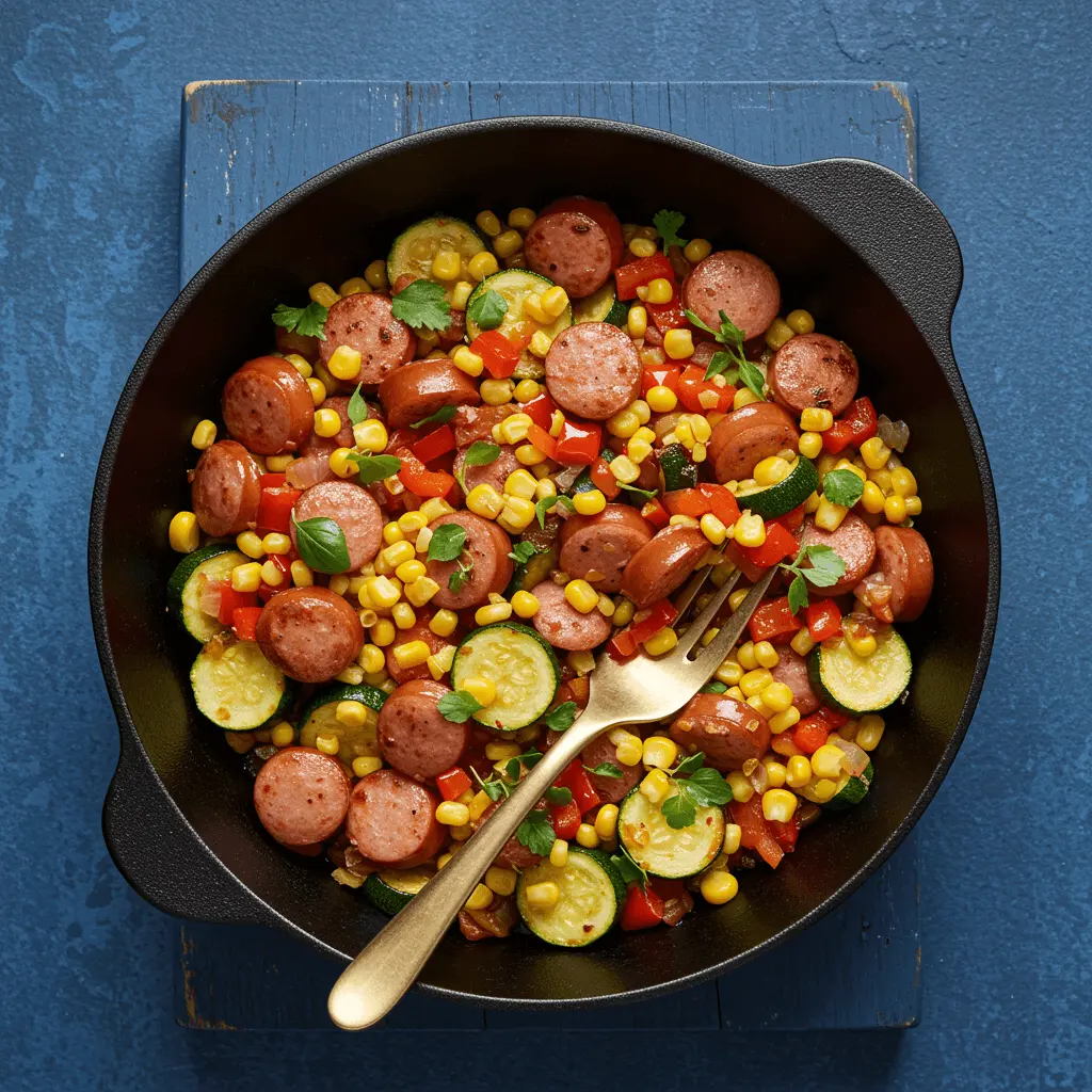 Sausage and Veggie Skillet Sausage and Veggie Skillet